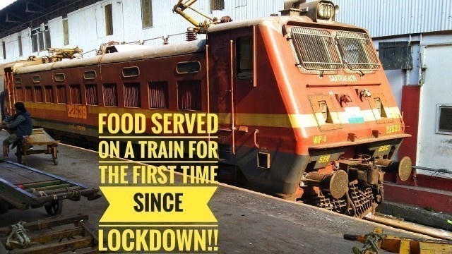 'Tejas Express becomes the first train to serve cooked food post lockdown!!'