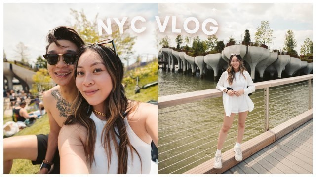 'weekend in my life in nyc: little island park, picnic, good food, & shopping!'