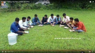 'Bachelors Making Veg Palao | PICNIC RECIPES | STUDENTS ENJOYING VEG PALAV street food'