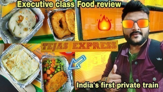 'Tejas Express Executive Class Food Review || Lucknow to New Delhi || Indian Railways ||'