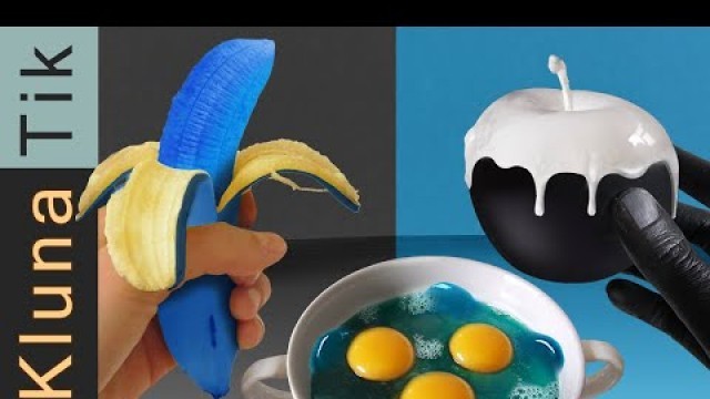 'Black Food vs Blue Food!! 24 hour Challenge'