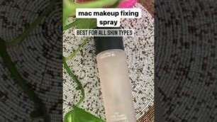 'Mac cosmetics prep + prime fixing spray review #maccosmetics #macfixplus #macfix #shorts #reels'