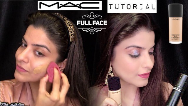 '( HINDI ) FULL FACE MAC MAKEUP TUTORIAL'