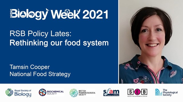 'Tamsin Cooper | Rethinking our food system | Policy Lates 2021 | Royal Society of Biology'