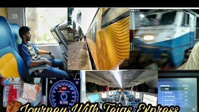 'Mumbai To Kudal Full Journey From Tejas Exp:Halts|Food|Speed|Skips|Overtakes:Part 1'