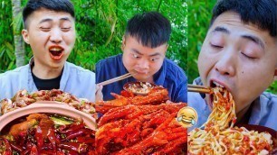 'Eating Spicy Food and Funny Pranks 2022 | Funny Mukbang | Pepper Queen Erya & Songsong and Ermao'