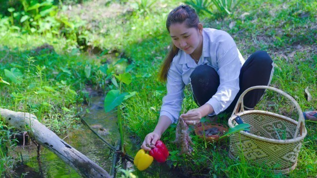 'Relax food cooking in the forest for my picnic with natural | Picnic into natural'