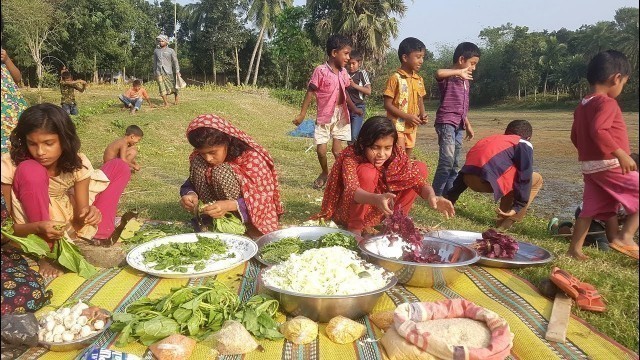 '99% Bengali Love This VEG Recipe Cooked By Kids!! Spinach & Vegetables Mixed Hodgepodge Picnic'