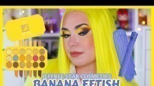 'JEFFREE STAR COSMETICS BANANA FETISH COLLECTION TUTORIAL & REVIEW'