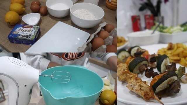 'PIECZONE ZIEMNIAKI, ZAPIEKANKI I CIASTO CYTRYNOWE / FOOD VLOG 3'