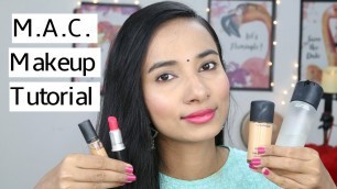 'MAC Makeup Tutorial for Indian Skin in Hindi | Sneha Sen Indian Beauty Blogger'