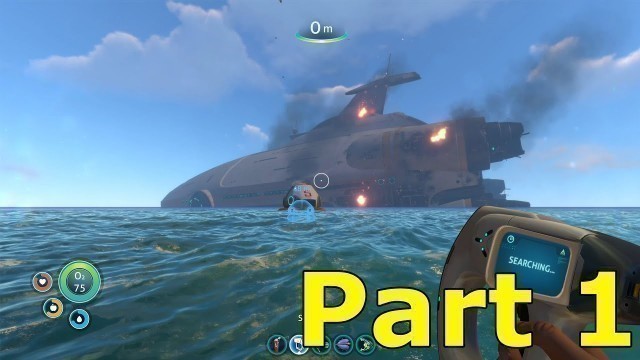 'Subnautica Playthrough: Day 1 Basic Tools, Food, Water, PDA'