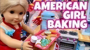 'American Girl Doll Bakes for Christmas'