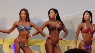 '[180505][정규리그-피트니스스타 퍼시픽] 2018 FITNESS STAR PACIFIC  - BIKINI 오픈 쇼트 본선 단체포징'