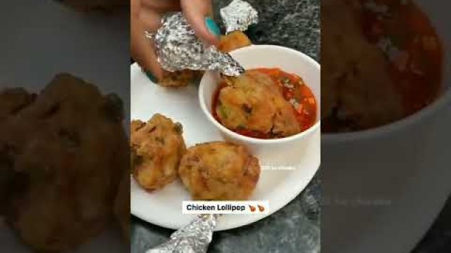 'chicken lollipop food vlog#shorts #youtubeshorts #challenge #food #tikitok #viral'