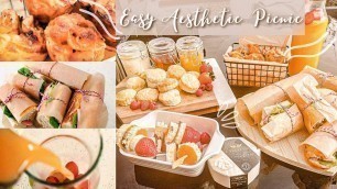 'HOW TO MAKE AN AFFORDABLE, AESTHETIC PICNIC  / EASY & DELICIOUS PICNIC IDEAS!'