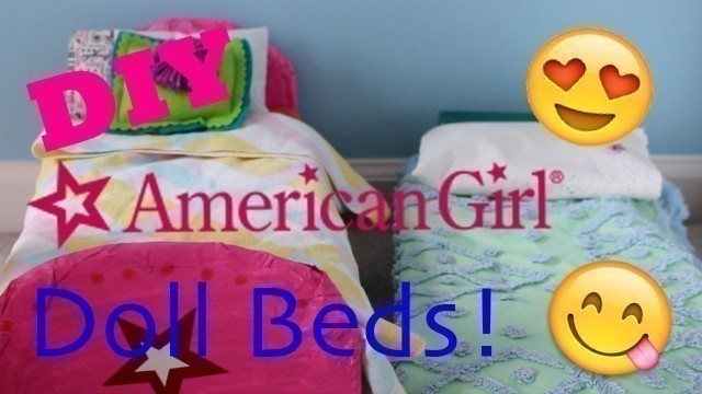 'DIY American Girl Doll Bed'