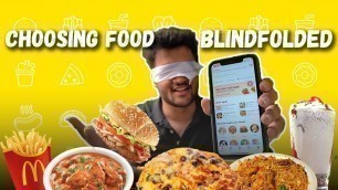 'Ordering FOOD BLINDFOLDED for 24 Hours !! *Food VLOG*'