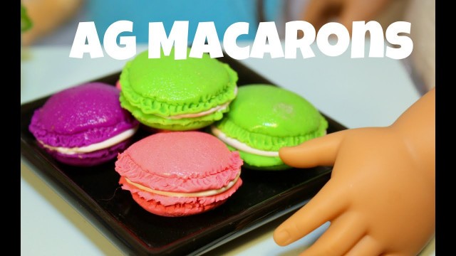 'How to Make an AG Sized Polymer Clay French Macaron Easy Dessert Food'