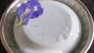 'Sangu poo dessert| homemade blue food colour |Agar agar #sangupoo'