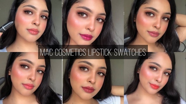 'MAC Cosmetics Lipstick Swatches'