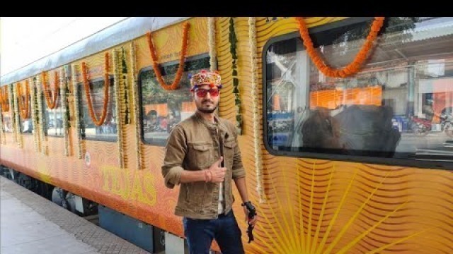 'India 2nd Private Train Ahmedabad Mumbai Tejas Express journey'