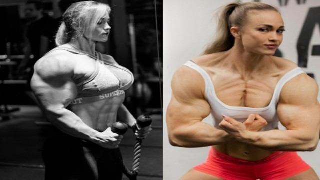 'Female bodybuilder : A ENBERG  , Fitness Star'