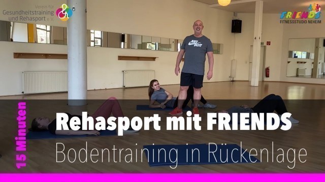 'Rückenschmerzen vermeiden durch Bauch und Po Übungen in Rückenlage | Rehasport mit FRIENDS Neheim'