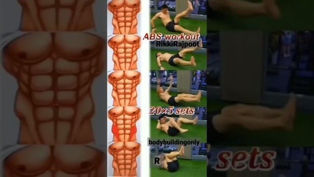 'ABS workout at home make six pack abs 