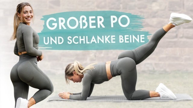 'Großer Po & schlanke Beine OHNE Equipment!'