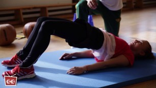 'Fitness für Anfänger -Beckenheben- mit Coach Seyit - EINSTEIGER TRAINING BAUCH BEINE PO!!'