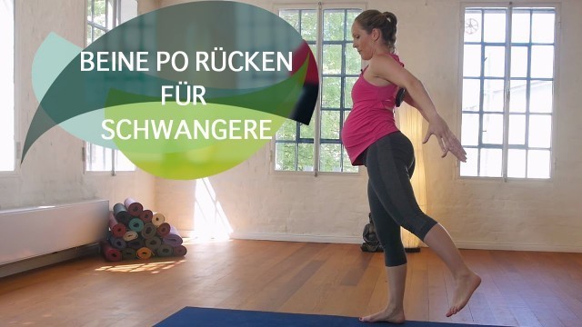 'Workout für Schwangere: Beine Po Rücken // FlexibleFit'