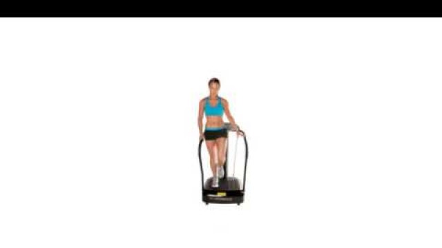 'Confidence Fitness Slim Full Body Vibration Platform Fitness Machine, Black1'