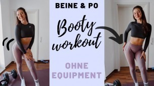 'DIE BESTEN PO ÜBUNGEN OHNE EQUIPMENT I Bootyworkout für einen Knackpo von Zuhause & ohne Gewichte!'