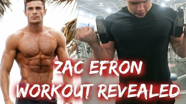 'Trying Zac Efron\'s Official Workout DAY 1 Chest Shoulder Triceps'