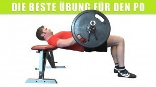 'Bestes Po-Training im Fitnessstudio – Hip Thrust Tutorial – Hip Thrust richtig ausführen'