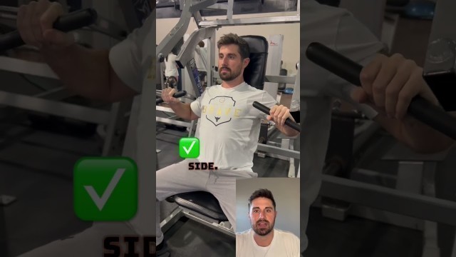 'Proper exercise technique: Chest Press. #exercise #chestpress #exercisemotivation #fitness'