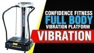 'Review Confidence Fitness Slim Full Body Vibration Trainer Platform Fitness Machine'