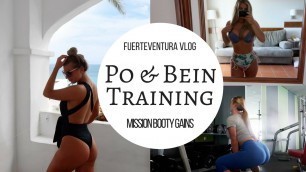 'Po Übungen für zuhause & Gym I Fuerteventura Vlog I Dyedblondpony'