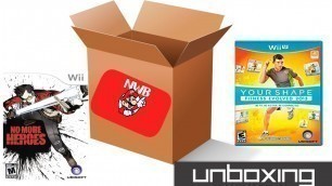 'Unboxing - No More Heroes (Wii) e Your Shape Fitness Evolved 2013 (Wii U)'