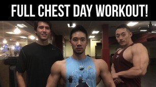 'Full Chest Day Workout | Building Mass | Ft. Heroes Of Aesthetics'