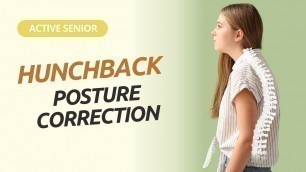 'Hunchback Exercise | Posture Correction #hunchback #senior #PostureCorrection #exercise #livelonger'