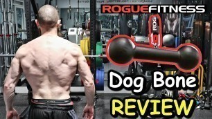 'My REVIEW of the ROGUE Fitness DOG BONE Pull Up Bar | Increase GRIP STRENGTH'