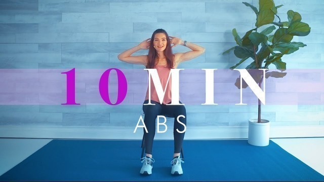 'Chair Exercises for Seniors // 10 Minute Ab & Core Seated Workout'