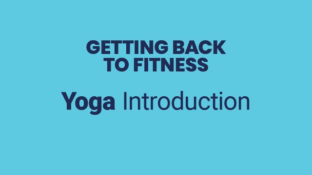 'Help for Heroes | Sports Recovery | Yoga Introduction'