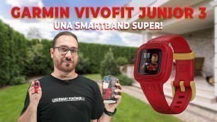 'Garmin Marvel Heroes Vivofit Jr.  3,  fitness smartband anche per bambini e bambine!'