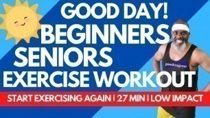 'Start Exercising Again | Beginners Seniors Low Impact Walk Cardio Workout | 27 Min | No Jumping!'