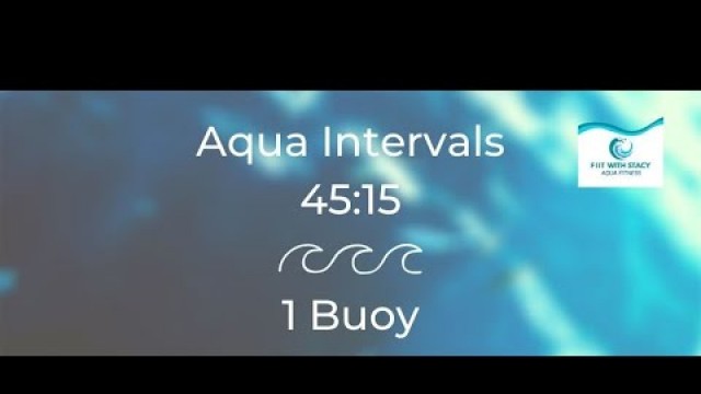 'Aqua Fitness - CORE Focus Exercise - Interval Style - 1 Buoy - Underwater View - ALL LEVELS- 24 min'