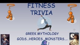 'TRIVIA FITNESS CHALLENGE: GREEK MYTHOLOGY TRIVIA FITNESS GODS HEROES MONSTERS'