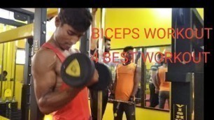 'BICEPS WORKOUT IN GYM 4 BEST WORKOUT FITNESS STAR'